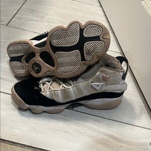 Jordan 6 Rings Fossil Stone men’s shoes size 9.5